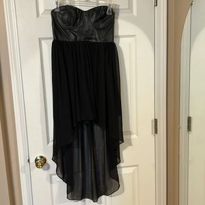 Black High Low Dress